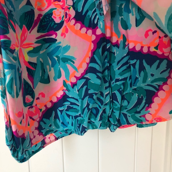 Lilly Pulitzer Tropical Print Romper 00 - Picture 5 of 5